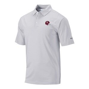 Columbia Texas A&M Aggies Maroon Vault Logo Club Invite Polo MEN'S SZ L $98